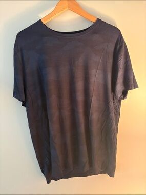 Derek Rose Navy Short-Sleeve Crew Neck Tee